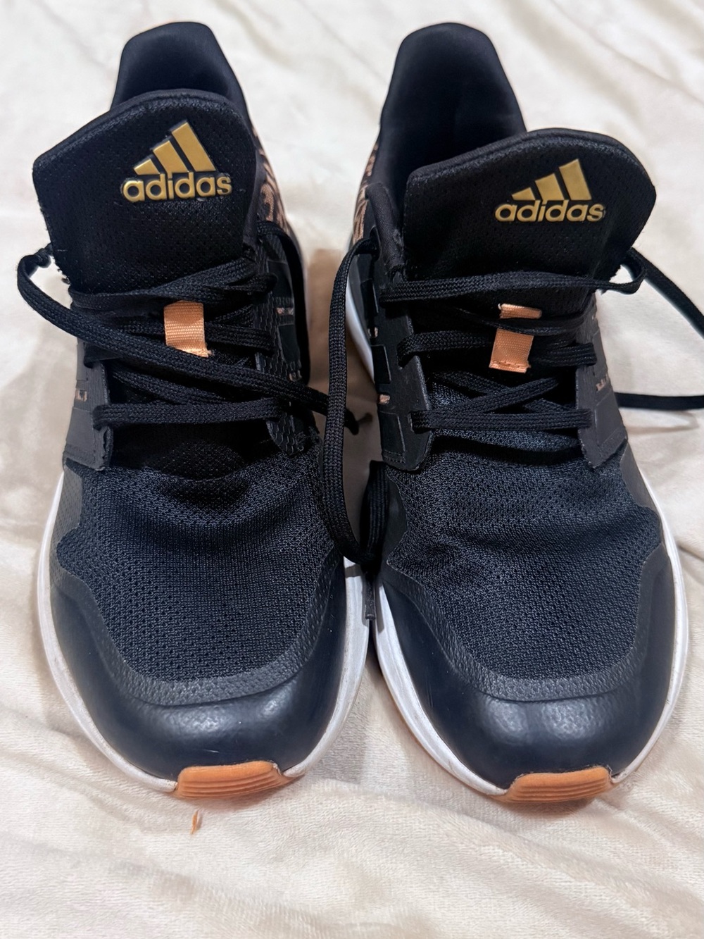 adidas Women’s Black & Copper Lightweight Running Shoes